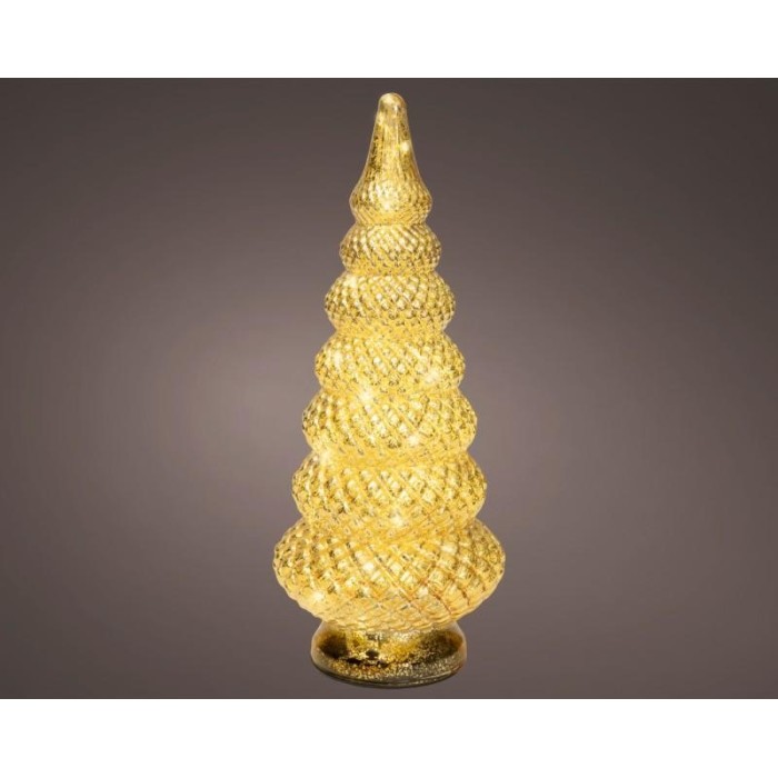 ALBERO VETRO MICROLED LUCE CALDA D.15 H.36.5